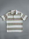 Levi’s Vintage | Stripe Polo | White/Sage Green (XL)