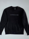 Adidas Spellout Crewneck Sweatshirt – Black, Bracketed Logo, (M)