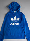 Adidas Originals Blue Trefoil Logo Pullover Hoodie (L)