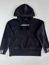 Adidas Originals | Black Trefoil Hoodie Women’s (L)