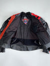 Vintage Scott Leathers UK Racing Leather Jacket  Back Hump, Padded (L)