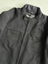 Vanucci Black Textile Motorcycle Riding Jacket – Quilted Liner (XL)