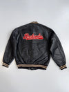 ZRoots Canada Custom Made Pure Leather Varsity Jacket Beachcomber Embroidered (RARE)  (M)