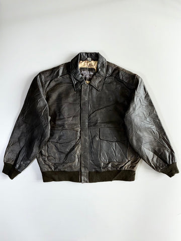 Type A-2 Flyer Premium Original Leather Jacket Rare (2XL)