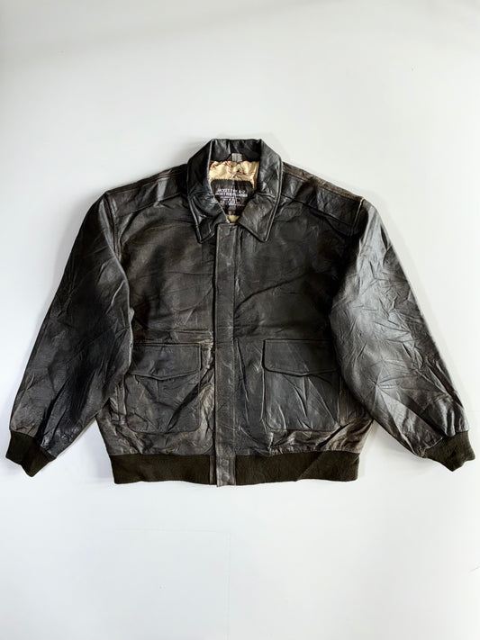 Type A-2 Flyer Premium Original Leather Jacket Rare (2XL)