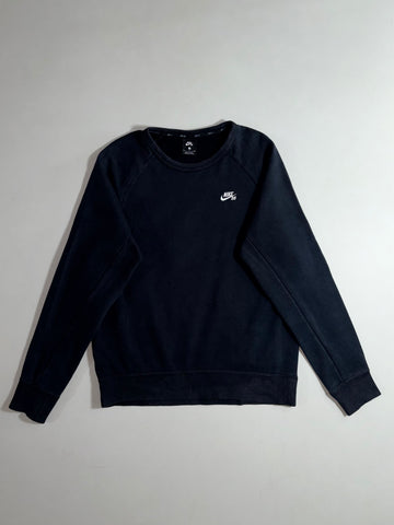 Nike SB | Black Essential Raglan Crewneck Sweatshirt (M)