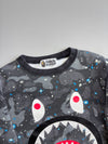 BAPE Galaxy Camo Shark Crewneck Sweatshirt (S)