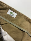 Lacoste Khaki Faded Cotton Canvas Pants (W:34) (L:37)