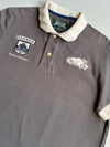 Vintage Roots Canada Grey Embroidered Polo TShirt (L)