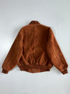 Vintage Suede Brown Bomber Jacket (M)