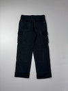 Holmes Workwear Black Double-Knee Cargo Pants (W:34) (L:41.5)