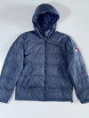 Tommy Hilfiger Flag Logo Hooded Puffer Jacket – Navy, Size (M/L)