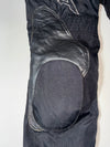 Richa Black Textile & Leather Motorcycle Riding Pants Knee padded (W:28) (L:39)