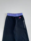 Nike Black/Purple Colourblock Track Pants Elastic(W:26|L:41)