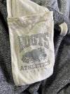 Roots Beaver Logo Wide Leg Sweatpants – Salt & Pepper Grey (W:29) (L:39)