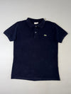 Lacoste Classic Crocodile Logo Navy Piqué Polo Shirt (L)