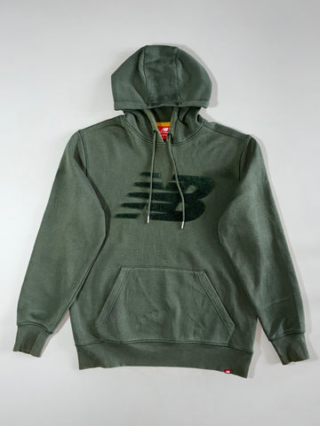 New Balance | Olive Green Big Logo Hoodie (L)