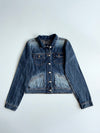 Polo Jeans Co. Ralph Lauren Dark Wash Denim Trucker Jacket  woman’s  (XS)