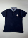 Tommy Hilfiger Polo with Chambray Collar – Black (2XL)