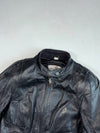 IXS Lady Fashion Black Leather Motorcycle Jacket – Women’s Fitted Moto, Swiss Brand Padded (S)