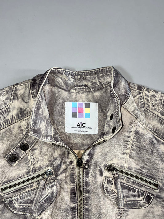 Ajc Premium Original Leather Jacket (S)