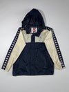 Kappa | Navy & Cream Colorblock Hooded Jacket (XL)