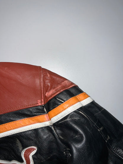 ZVintage Red Bull Genuine Leather Racing Jacket Streetwear (SUPER RARE) (M)