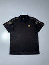 Adidas Originals Trefoil Striped Polo Shirt – Black/Gold, (L)