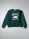 Roots Athletics Canada Beaver Graphic Crewneck Sweatshirt – Forest Green (XL)