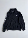 Adidas | Track Jacket Black White Stripe (S/M)