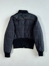 True Religion World Tour Quilted Puffer Bomber Jacket – Black Women’s (S)