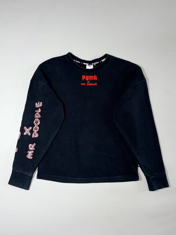 PUMA x Mr Doodle Crewneck Sweatshirt – Black – (S)