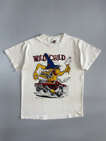 Rat Fink | “Wild Child” Vintage Graphic Tee | White (M)