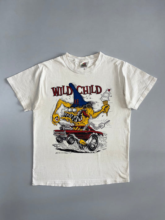 Rat Fink | “Wild Child” Vintage Graphic Tee | White (M)