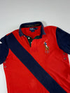 Polo Ralph Lauren “1st Division R.L. Regiment” Custom Fit Big Pony Polo – Red/Navy (M)