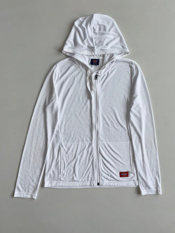 Dickies Lightweight Zip-Up Hoodie – White – (S)