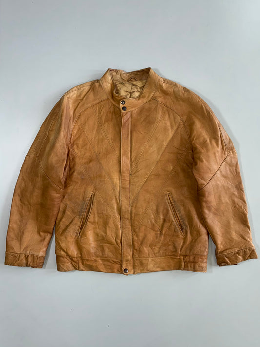 Vintage Brown Premium Original Pure Leather Jacket (L)