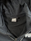 Vintage Puma Black Logo Tape Zip-Up Hoodie (S)