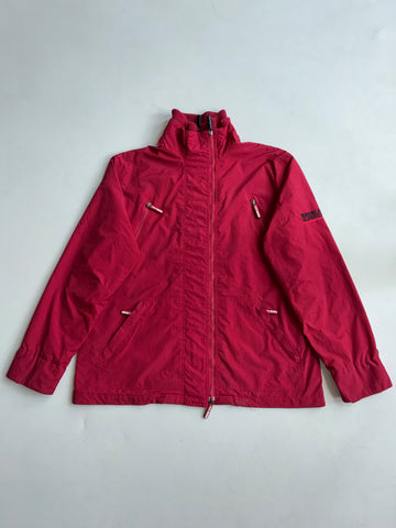 Vintage Superdry Red Windcheater Zip-Up Jacket (XL/2XL)