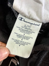 Champion | Black All-Over Logo Hoodie (L)