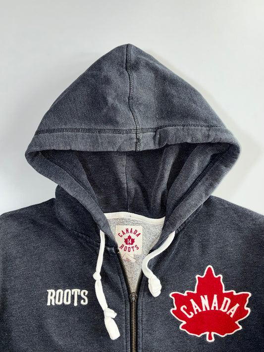 Roots Canada Maple Leaf Zip Hoodie (L)
