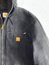 Vintage Carhartt Sandstone Active Premium WIP Hooded Jacket (Fur Inside (2XL)