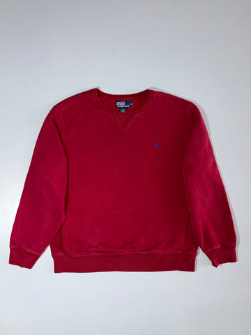 Polo by Ralph Lauren Crewneck Sweatshirt (Maroon) – Size (2XL)