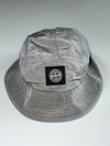 Stone Island Crinkle Nylon Bucket Hat (Adjustable)
