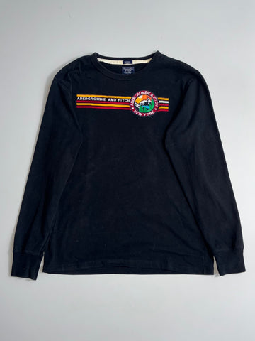 Abercrombie & Fitch | Black Mountain Logo Long Sleeve (XL)