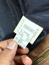 System Brown Leather Jacket with Topstitched Panels (XS)