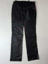 Highway 1 Black Leather Biker Pants (W:34)(L:46)