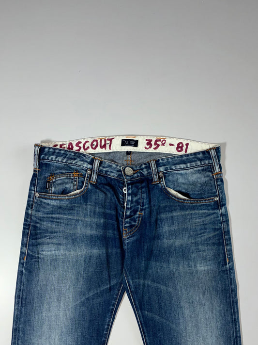 Armani Jeans “Seascout” Straight Fit Jeans (W:34 |L:43)
