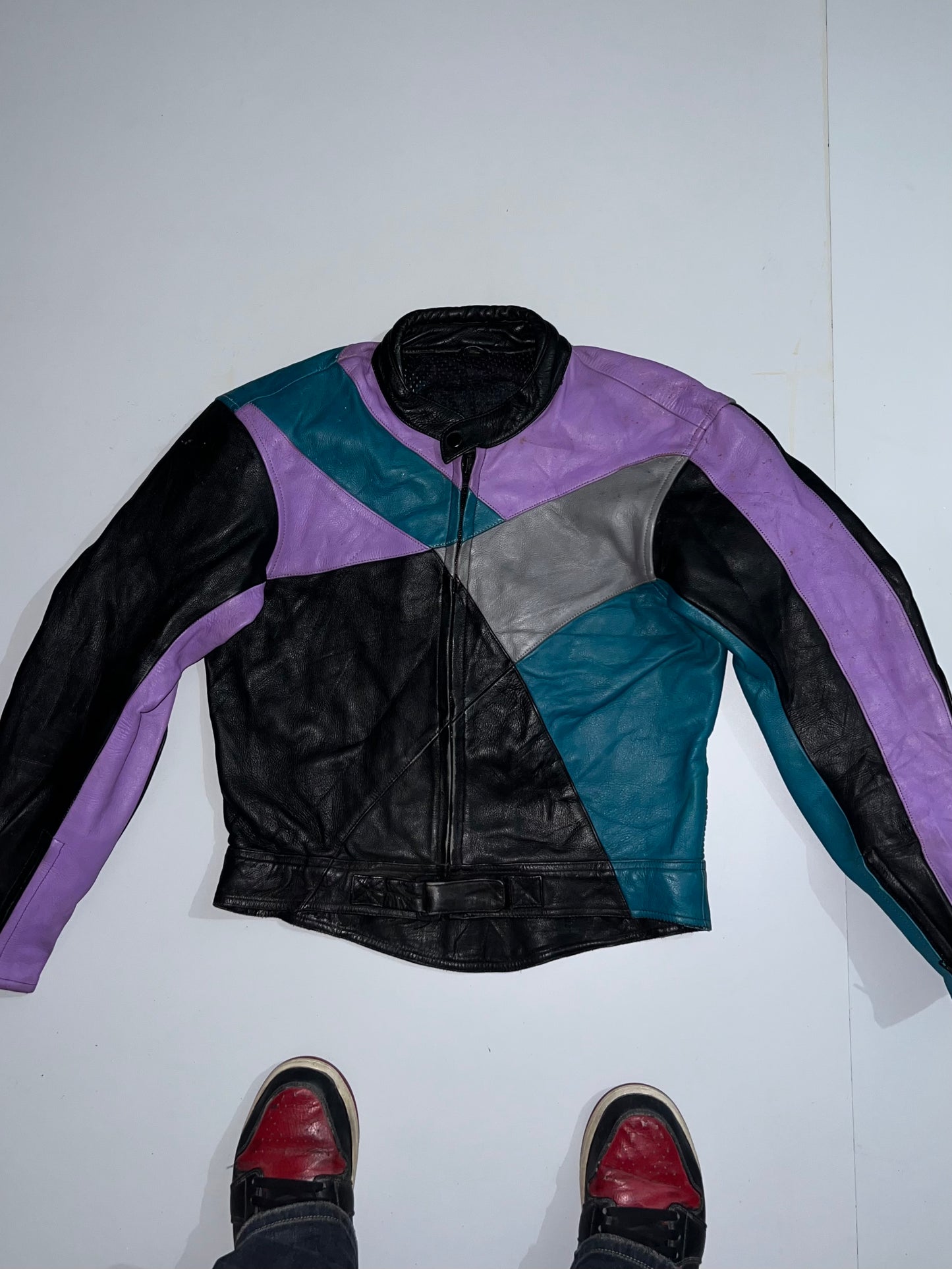 #Ultra Premium Original Leather (RARE) Biker with Padding (S/M)