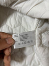 Tommy Hilfiger White Hooded Softshell Jacket with Quilted Lining (XL)